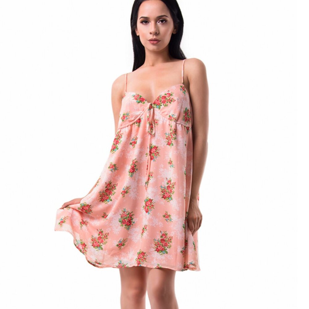 Chloe Babydoll Sleeveless Mini Dress